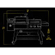 Pit Boss Platinum KC Combo, WiFi and Bluetooth Wood Pellet and