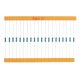 2600pcs 130 Values 1/4W 0.25W 1% Metal Film Resistors Assorted